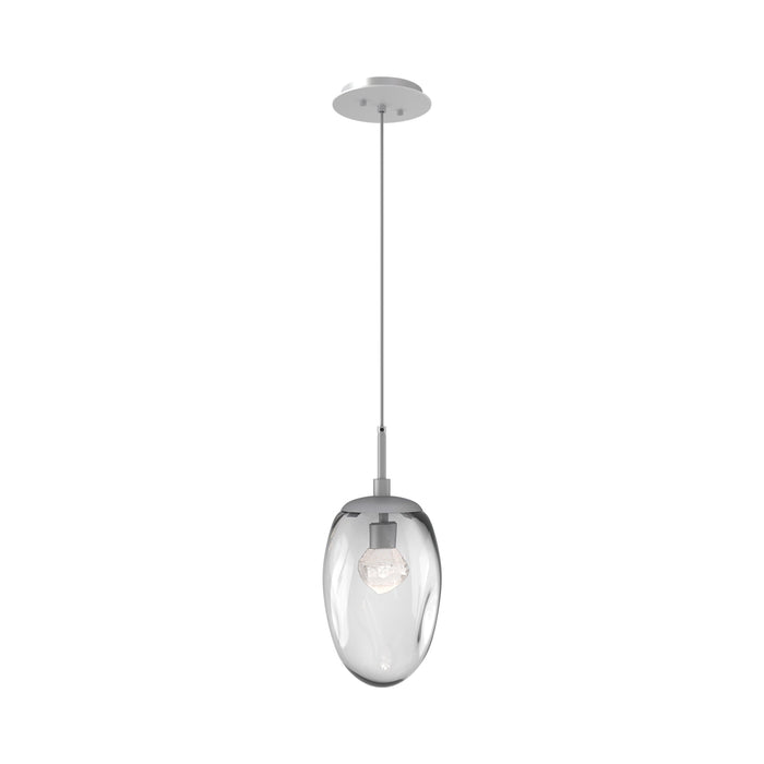 Meteo Pendant Light in Classic Silver/Clear/Zircon Crystal (LED).