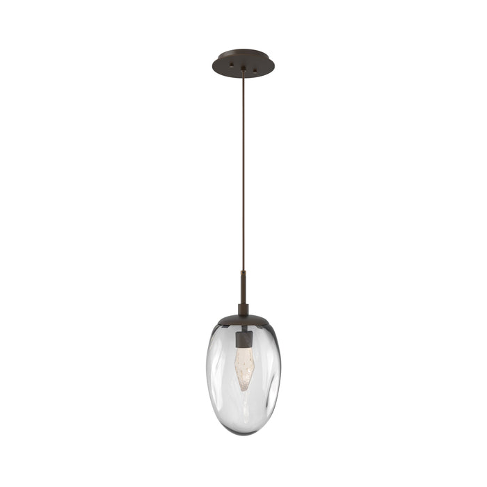 Meteo Pendant Light in Flat Bronze/Clear/Geo Crystal (LED).