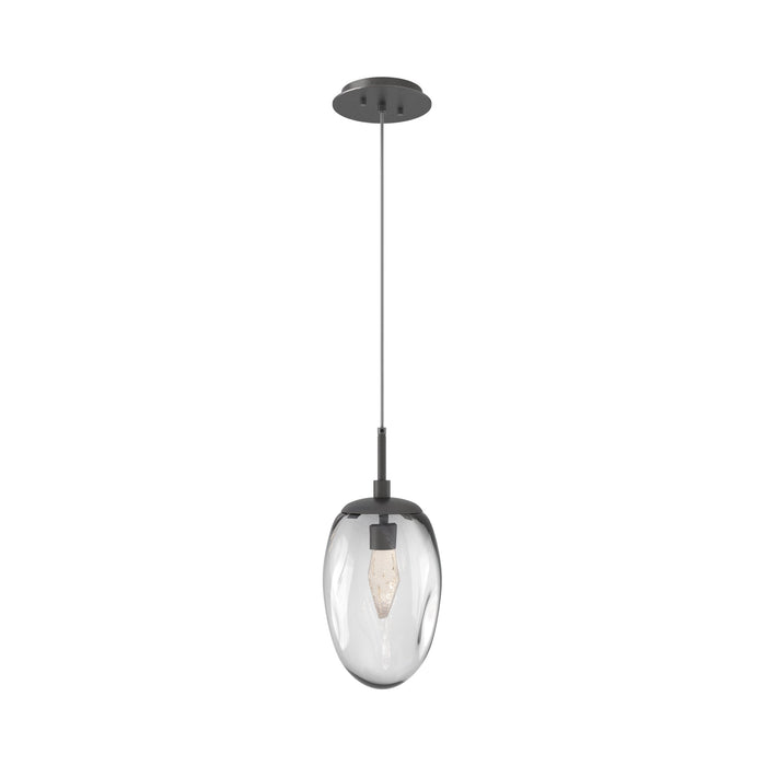 Meteo Pendant Light in Graphite/Clear/Geo Crystal (LED).