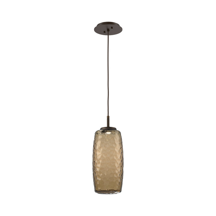 Vessel LED Pendant Light in Flat Bronze/Bronze.