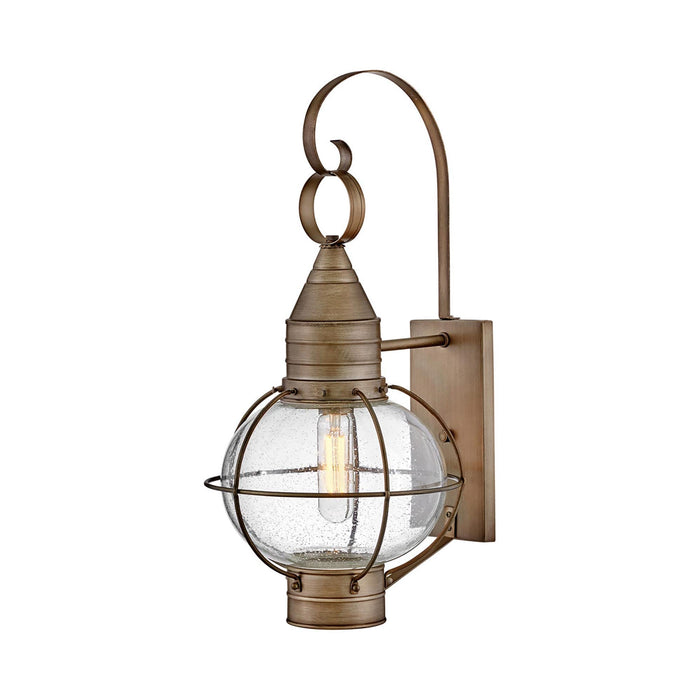 Cape Cod Outdoor Wall Light in Burnished Bronze (Medium).