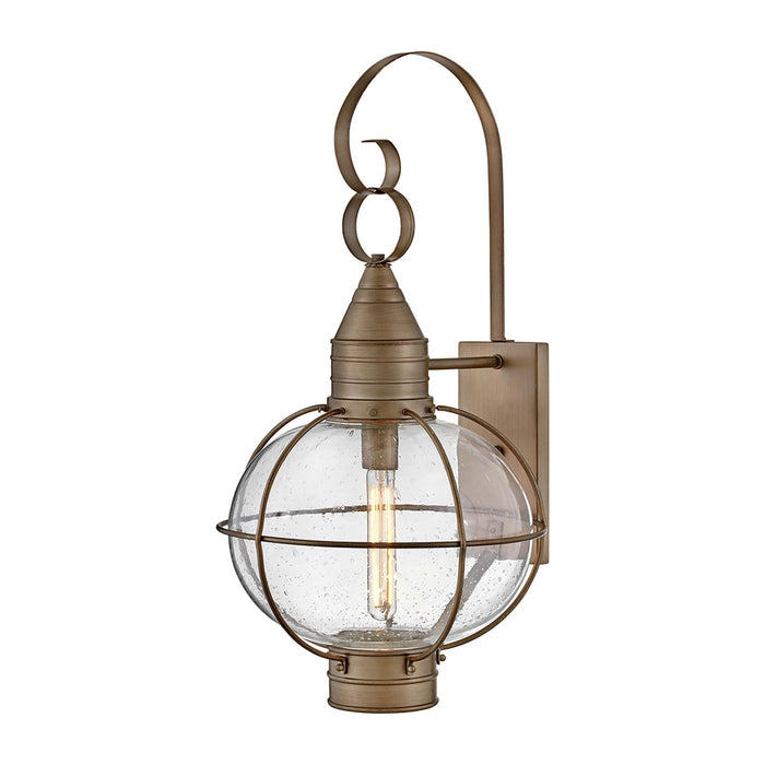 Cape Cod Outdoor Wall Light in Burnished Bronze (Large).