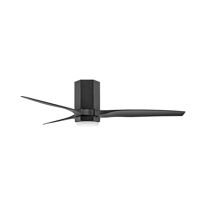 Facet LED Smart Ceiling Fan in Matte Black (52-Inch).