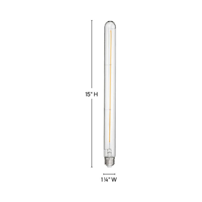 Lumiglo 120V Medium Base LED Bulb - line drawing.