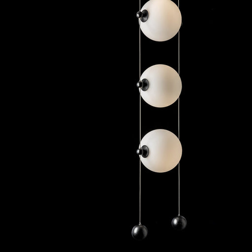 Abacus 3-Light LED Pendant Light in Detail.