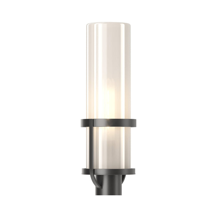 Alcove Outdoor Post Light in Coastal Black (Frosted Glass).