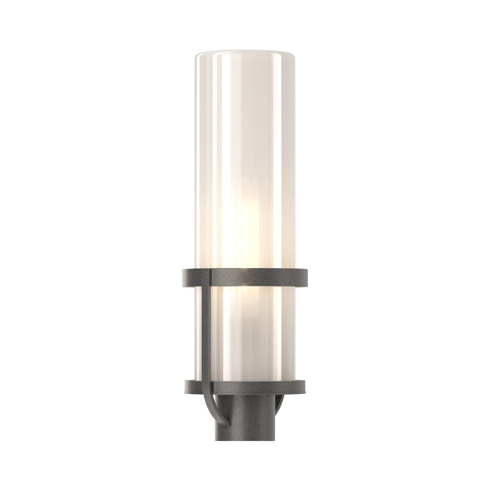 Alcove Outdoor Post Light in Natural Iron (Frosted Glass).