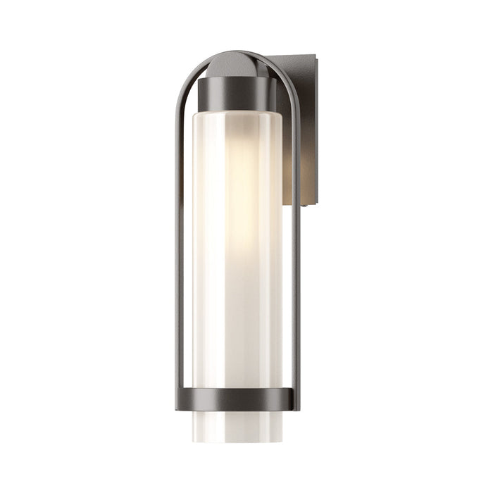 Alcove Outdoor Wall Light in Oil Rubbed Bronze/Frosted Glass (Medium).