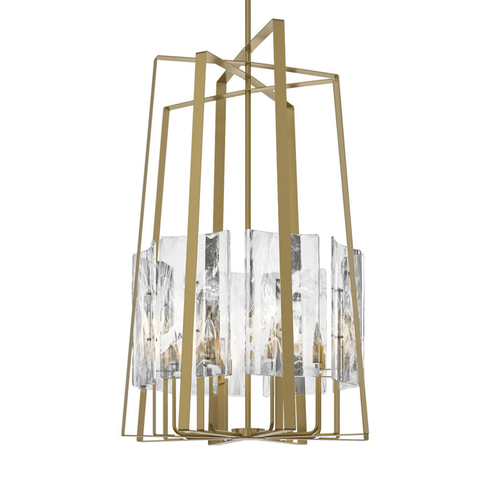 Arc Pendant Light in Modern Brass/Tall.