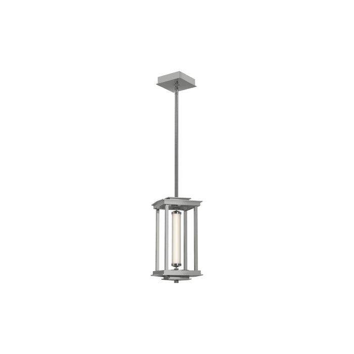 Athena LED Pendant Light in Sterling (15.2-Inch).
