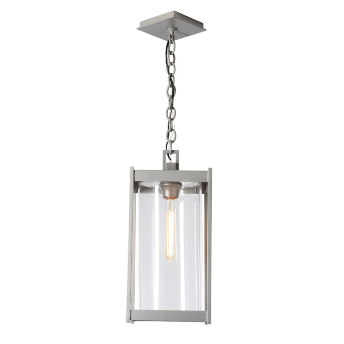 Cela Outdoor Lantern in Oil Rubbed Bronze (Clear Glass/Large).