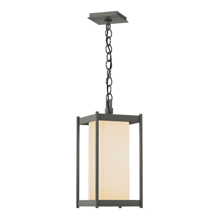 Cela Outdoor Lantern in Natural Iron (Opal Glass/Large).