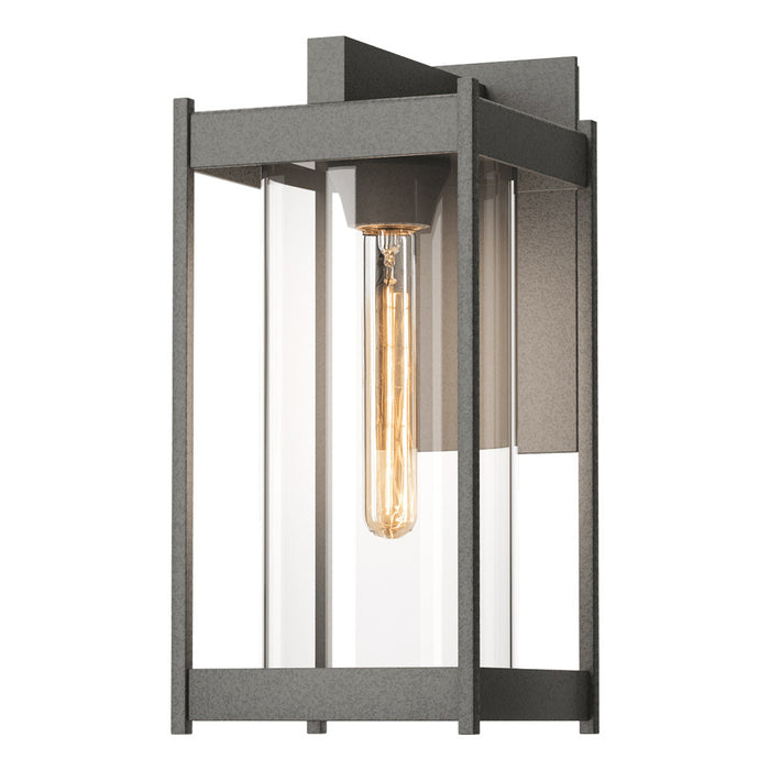 Cela Outdoor Wall Light in Natural Iron (Clear Glass/Medium).