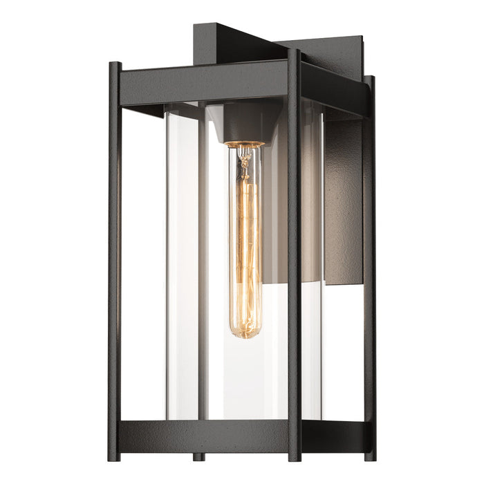 Cela Outdoor Wall Light in Oil Rubbed Bronze (Clear Glass/Medium).