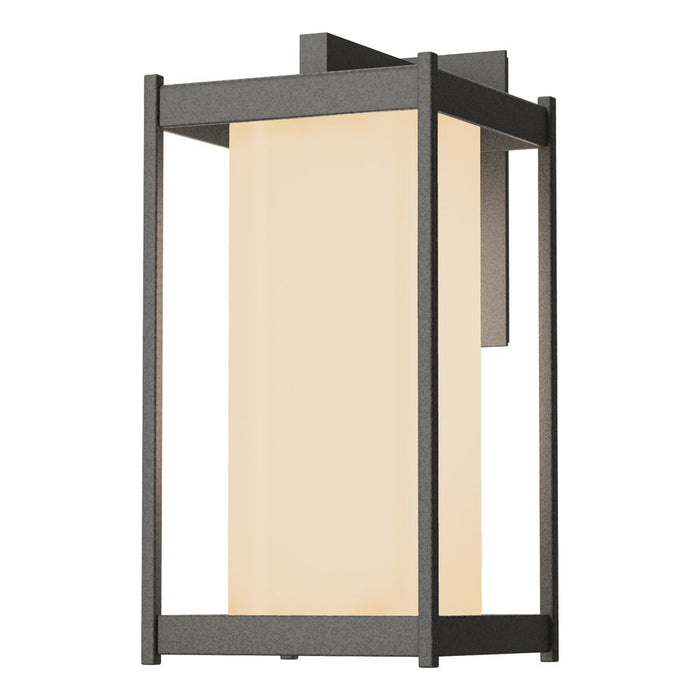 Cela Outdoor Wall Light in Natural Iron (Opal Glass/Large).