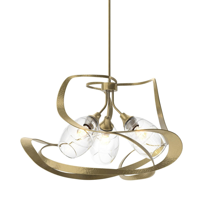 Nest Pendant Light in Modern Brass.