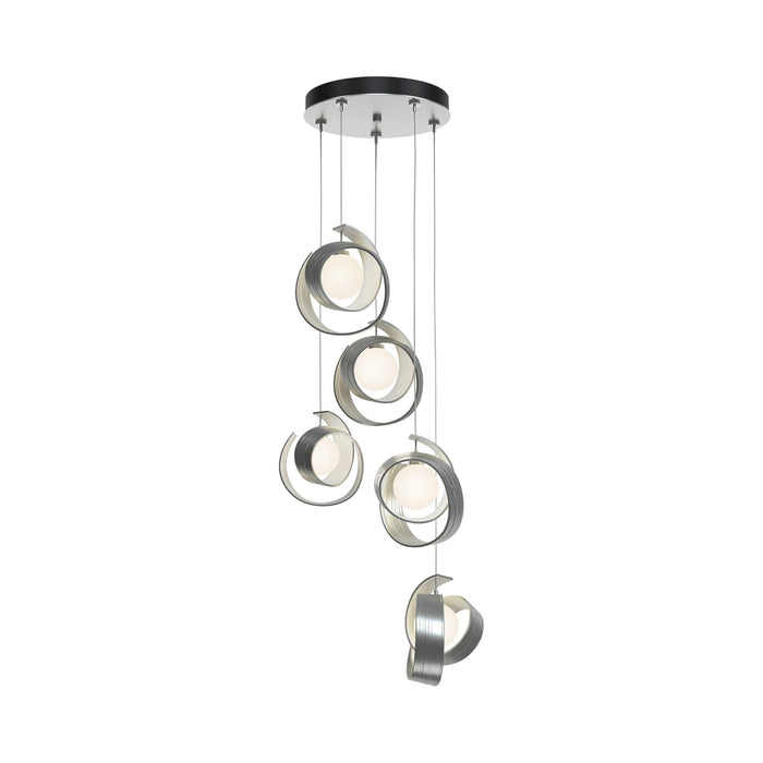 Riza Pendant Light in Vintage Platinum (Standard/ 5-Light).