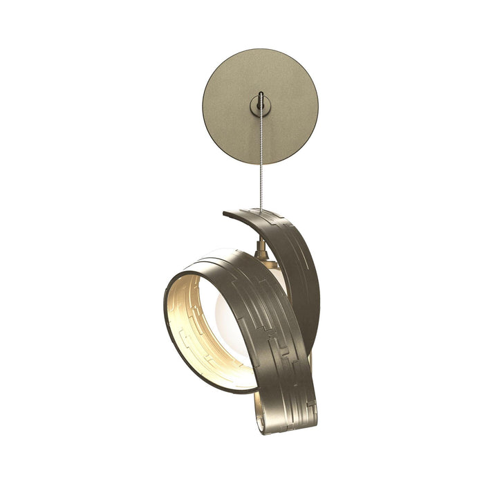 Riza Wall Light in Soft Gold.