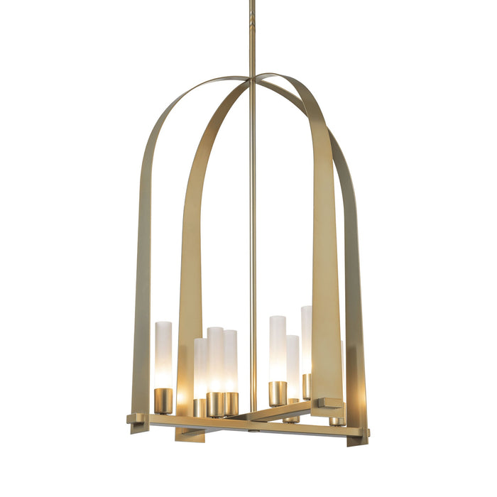 Triomphe Pendant Light in Modern Brass (8-Light).