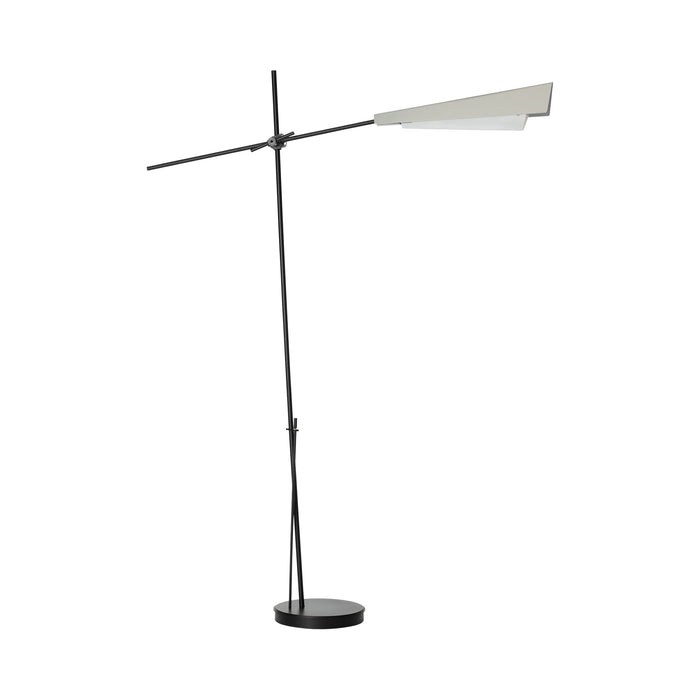 Vertex 02 Floor Lamp in Sterling.