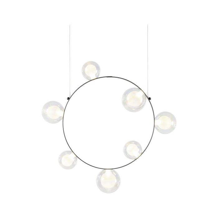 Hubble Bubble Chandelier (7-Light/Oil Spheres).