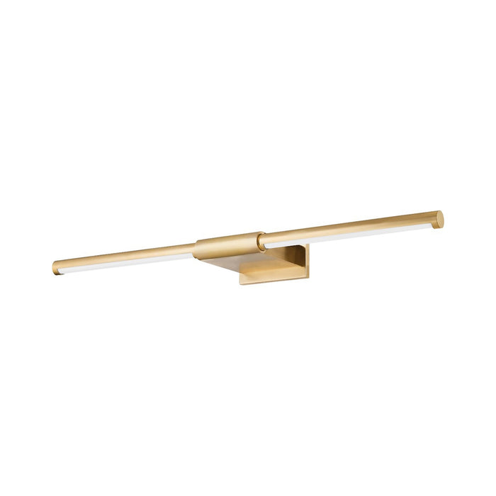 Jerome LED Wall Light in Aged Brass (Large).