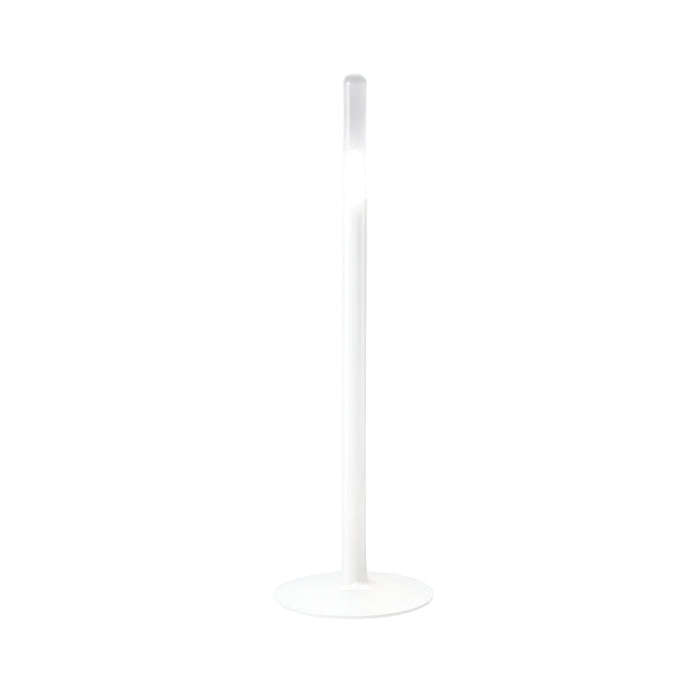Glim Outdoor LED Portable Table Lamp in Pearl White.