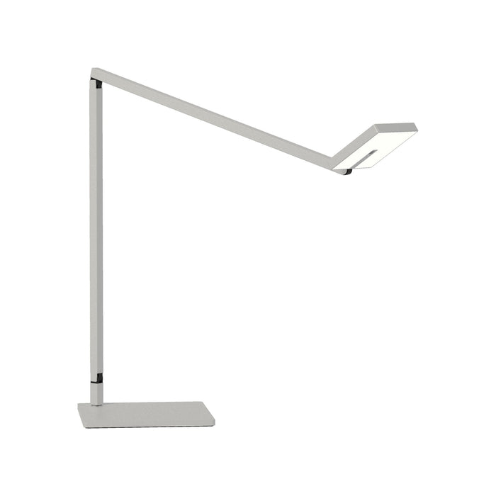 Focaccia LED Desk Lamp in Silver.