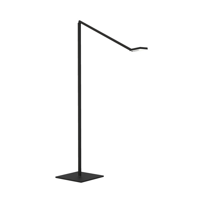 Focaccia LED Floor Lamp in Matte Black.