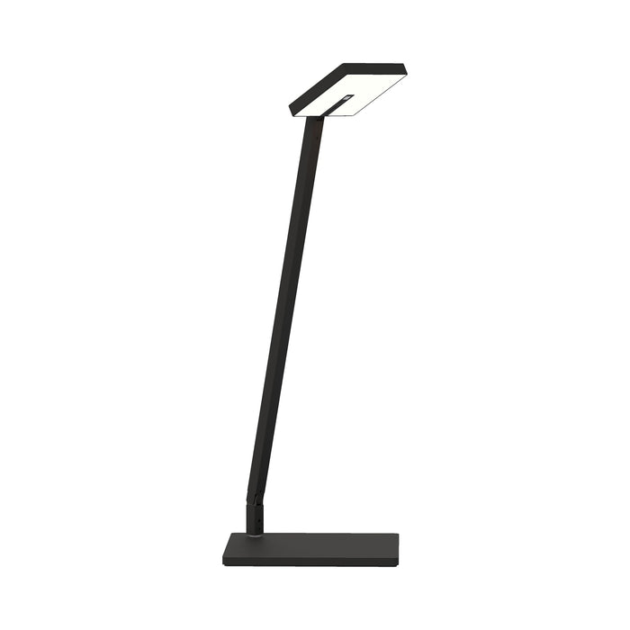 Focaccia Solo LED Desk Lamp in Matte Black.