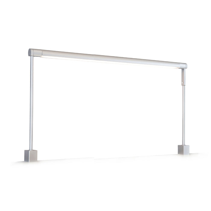 Sobre LED Task Light - Thru Table in Silver/2 Lightbars(46-Inch)