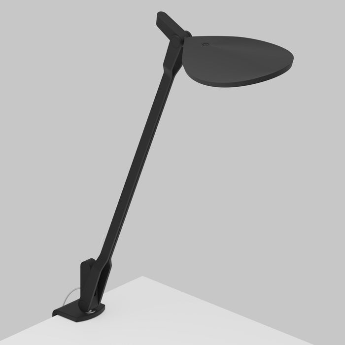 Splitty LED Desk Lamp in Matte Black/One-Piece Desk Clamp .