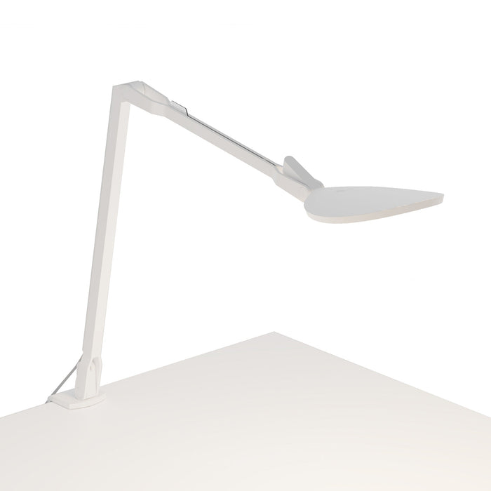 Splitty Reach LED Desk Lamp in Matte White/One-Piece.