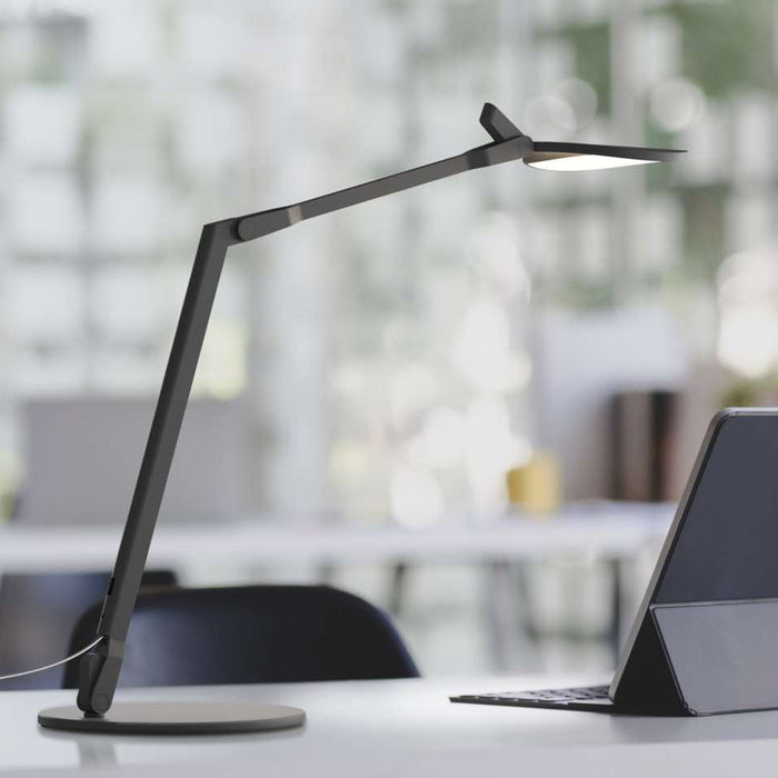 Splitty Reach Pro LED Desk Lamp in office.