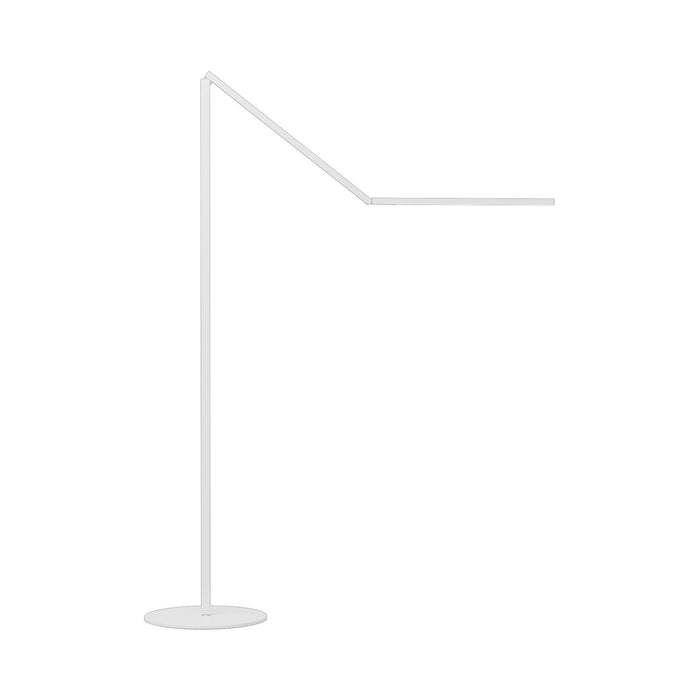 Z-Bar Gen 4 LED Floor Lamp in Matte White.