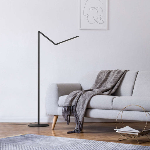 Z-Bar Gen 4 LED Floor Lamp in living room.