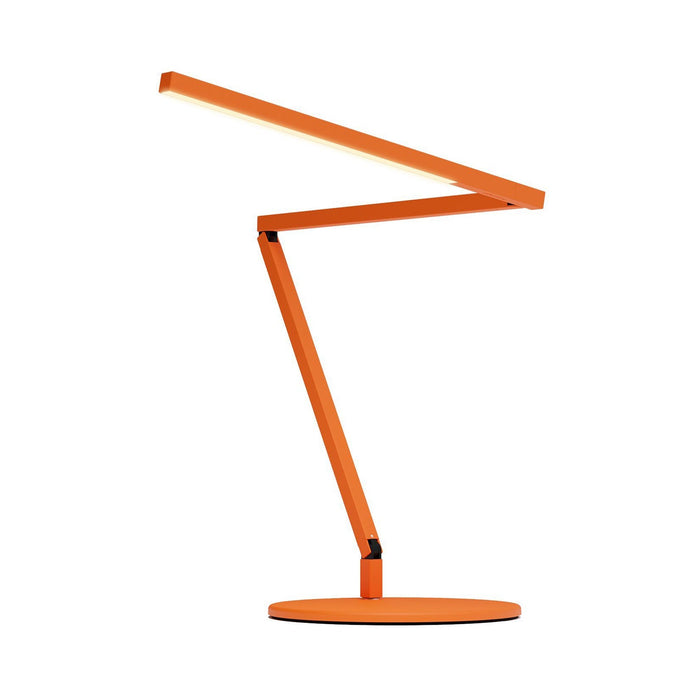 Z-Bar Mini Gen 4 LED Desk Lamp in Matte Orange.