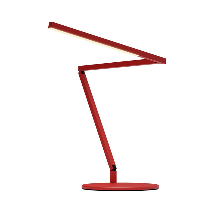 Z-Bar Mini Gen 4 LED Desk Lamp in Matte Red.
