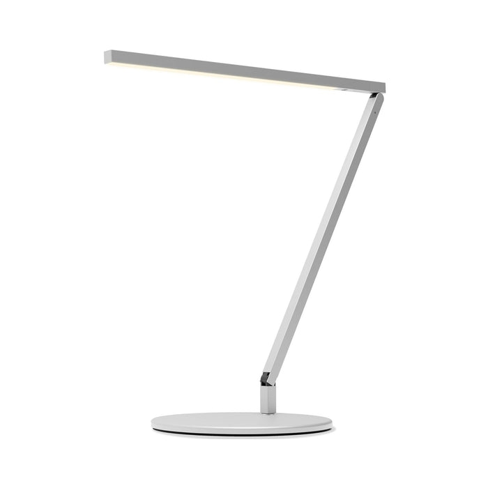 Z-Bar Solo Pro Gen 4 LED Desk Lamp in Silver.