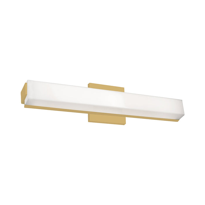 Latitude LED Bath Vanity Wall Light in Brushed Gold (Small).