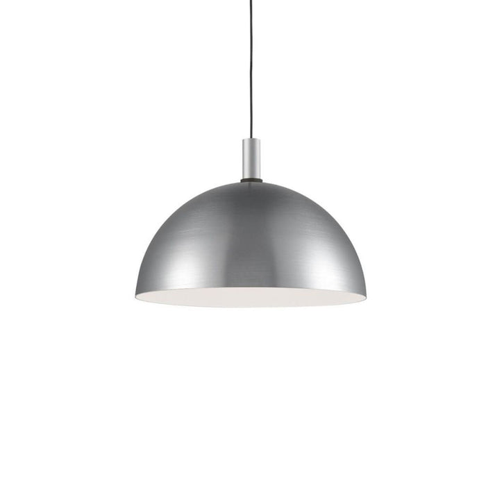 Archibald Pendant Light in Brushed Nickel/Black (Medium).