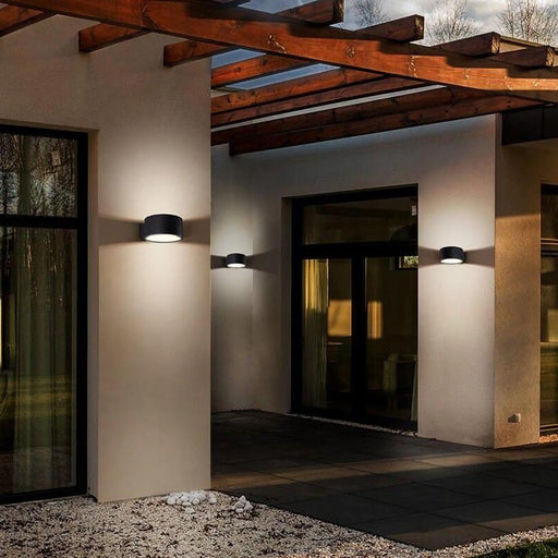 Astoria Outdoor LED Wall Light in Outside Area.