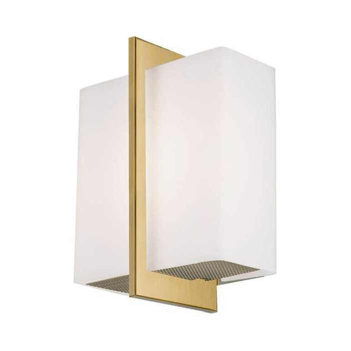 Bengal LED Wall Light in Brushed Gold.