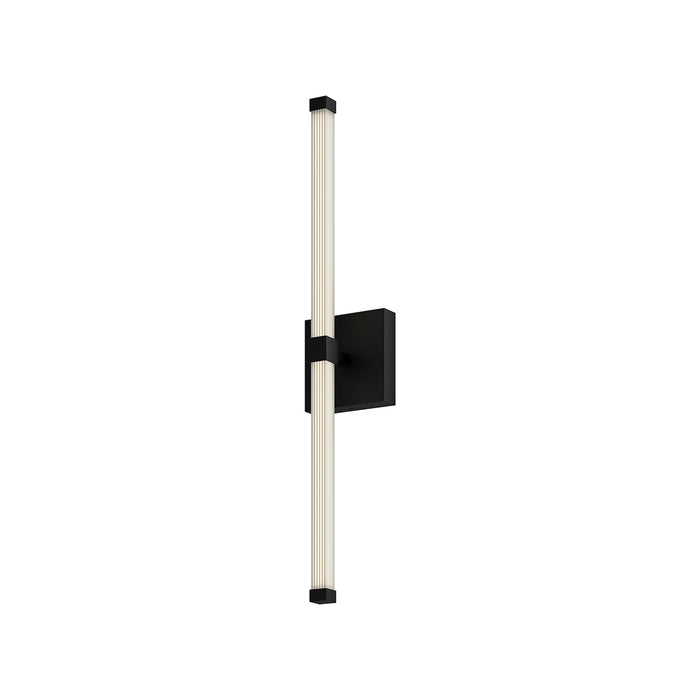 Blade LED Vanity Wall Light in Black (Small).