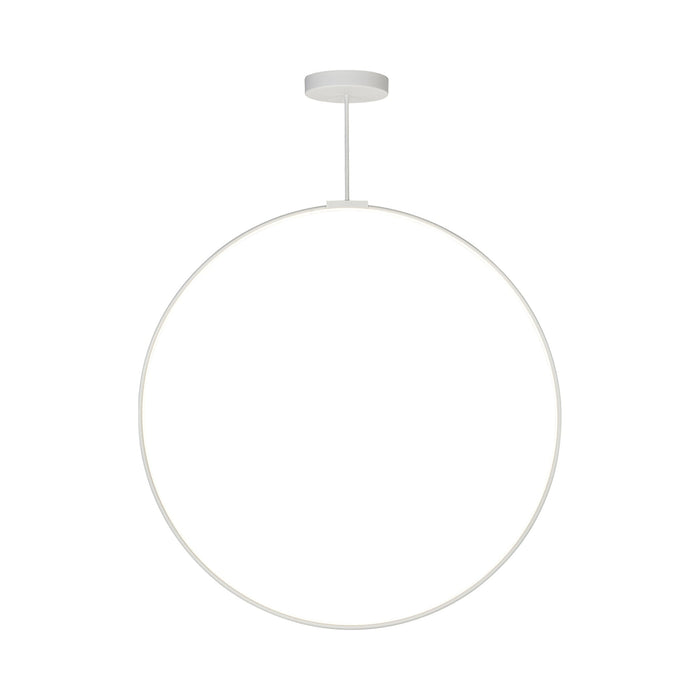 Cirque LED Pendant Light in White (48-Inch).