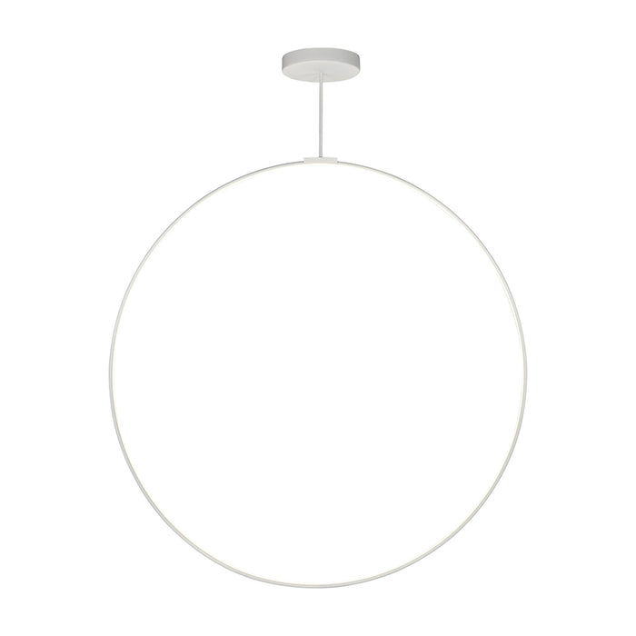 Cirque LED Pendant Light in White (60-Inch).