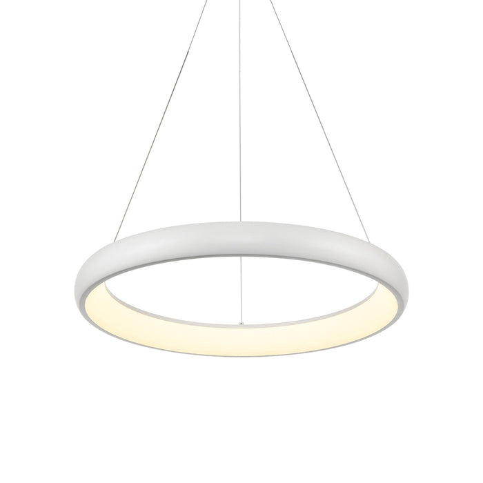 Cortana LED Pendant Light in White (Small).