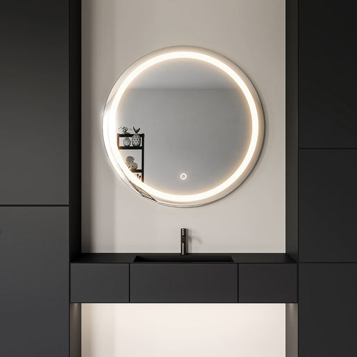 Hillmont LED Vanity Mirror in bathroom.
