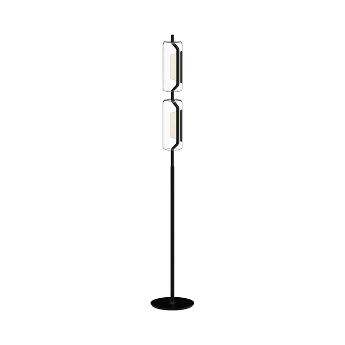 Hilo LED Floor Lamp in Black.