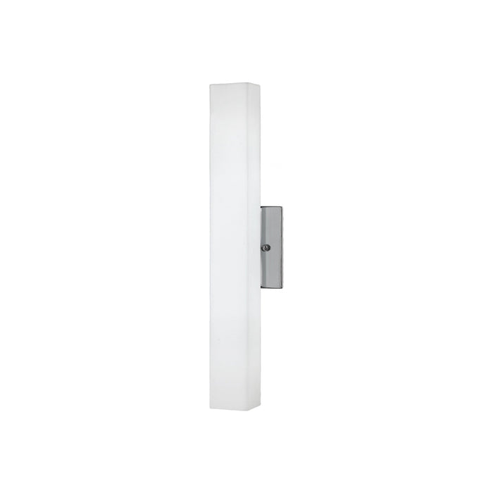 Melville LED Wall Light in Brushed Nickel (18.13-Inch).